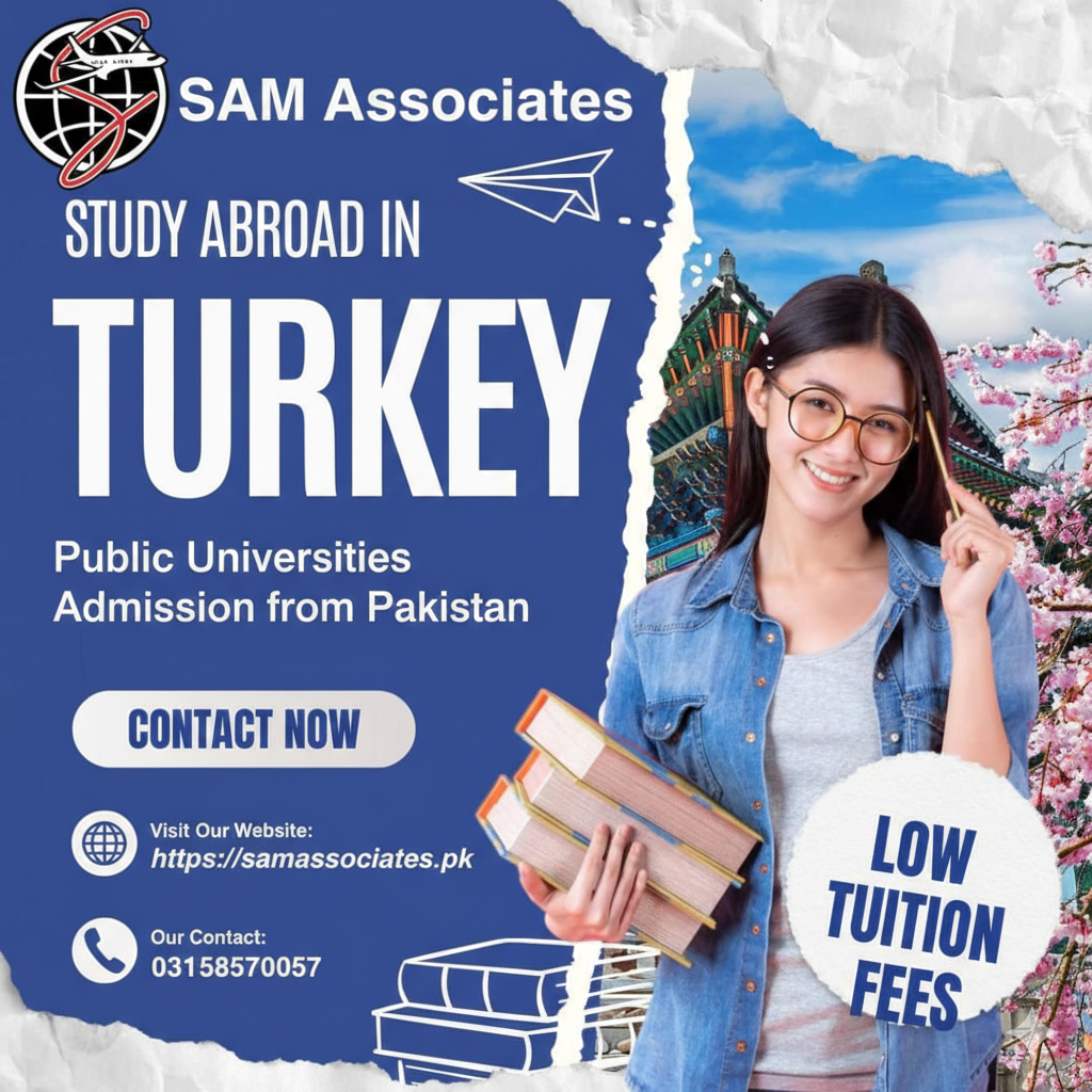 Study in Turkey get Public Universities admission from Pakistan​